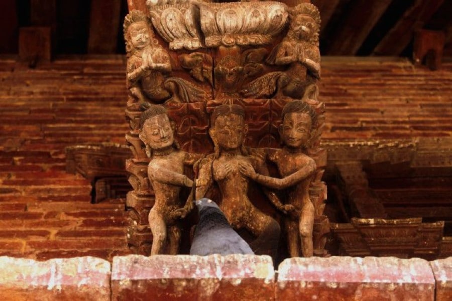 Erotic Carvings in Nepal